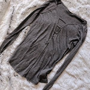 One the land Grey Longsleeve